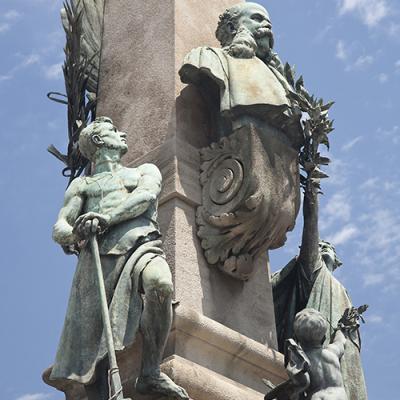 Monument A Rius I Taulet Barcelona Spain2